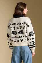 Alamere Sweater- Cream & Black