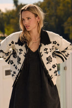 Alamere Sweater- Cream & Black