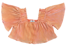 Kids Tangerine Flutter Top