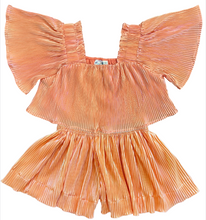 Kids Tangerine Flutter Top