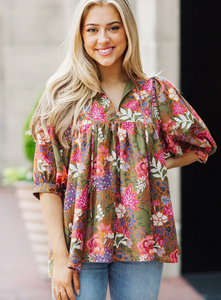 Hayes Puff Sleeve Tunic