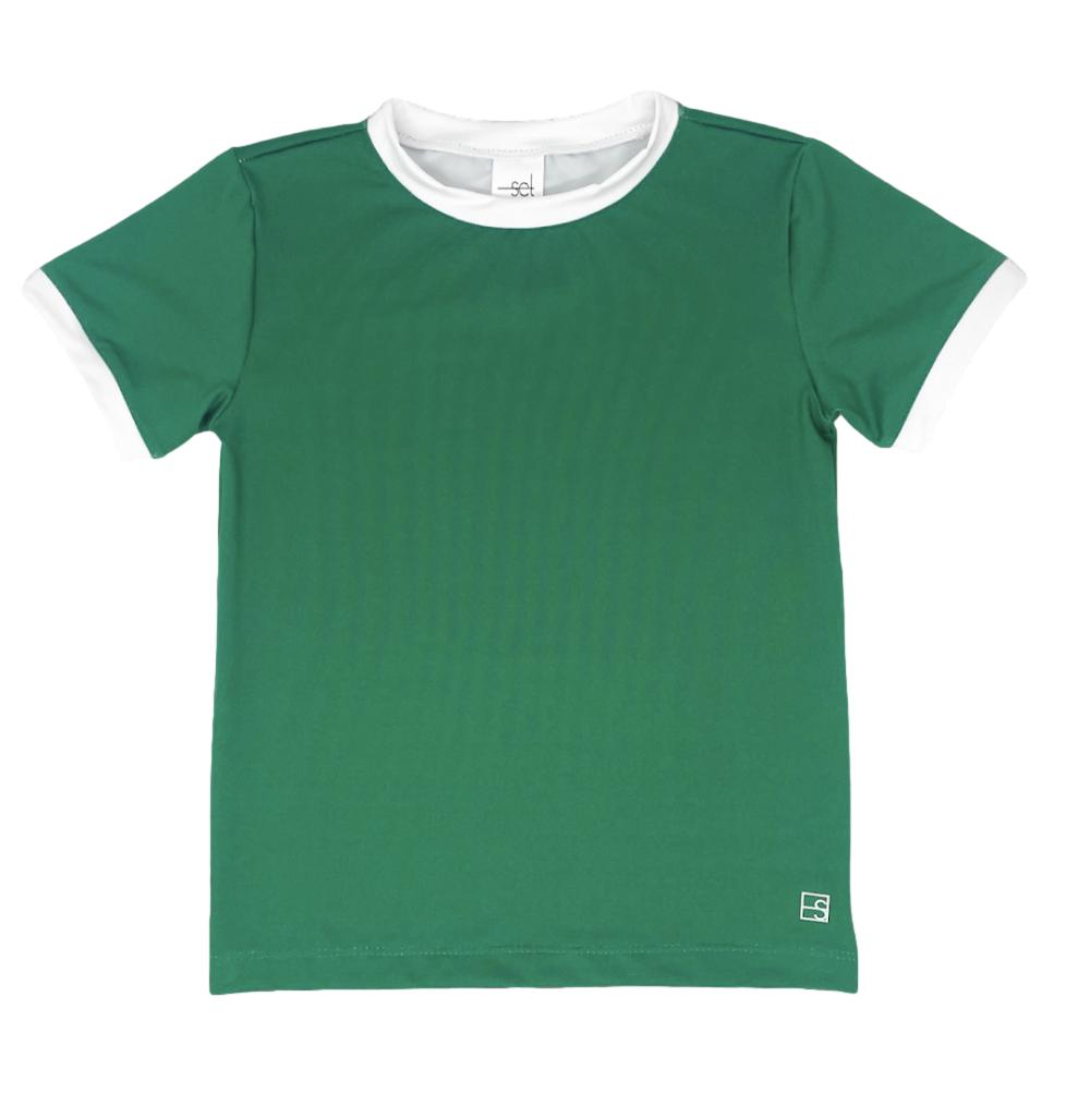 Bradley Basic Tee- Augusta Green