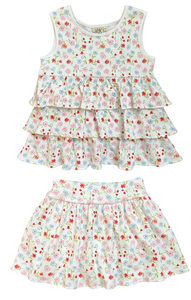 Floral Swing Top & Skort Set