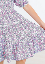 Lovely Lavender Smocked Ruffle Twirl Dress