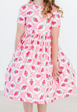 Strawberry Fields Twirl Dress