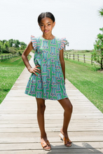 Logan Dress- Green Tiger