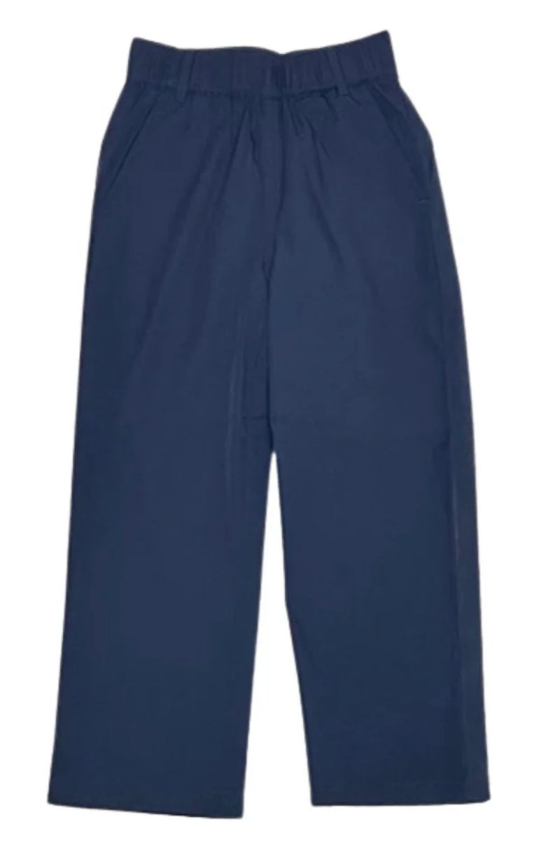 Performance Elastic Pants- Navy
