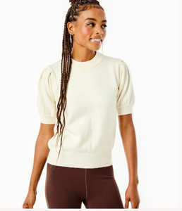 Locust Active Sweater- Cream