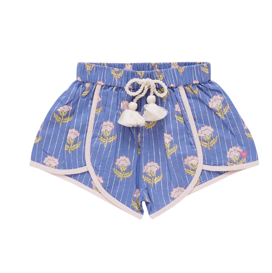 Millie Short- Periwinkle Small Bud