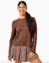 Active Mesh Long Sleeve- Walnut Brown