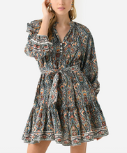 Women's Gabriela Printed Mini Dress- Meadow
