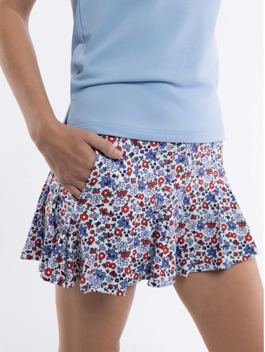 Grey Skort- Dune Floral