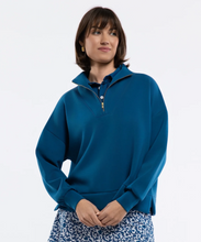 Morgan Quarter Zip- Porcelain Blue