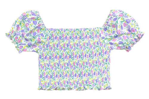 Smocked Top- Tulips Collection