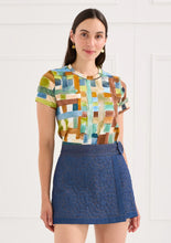 The Vera Skort- Quilted Denim