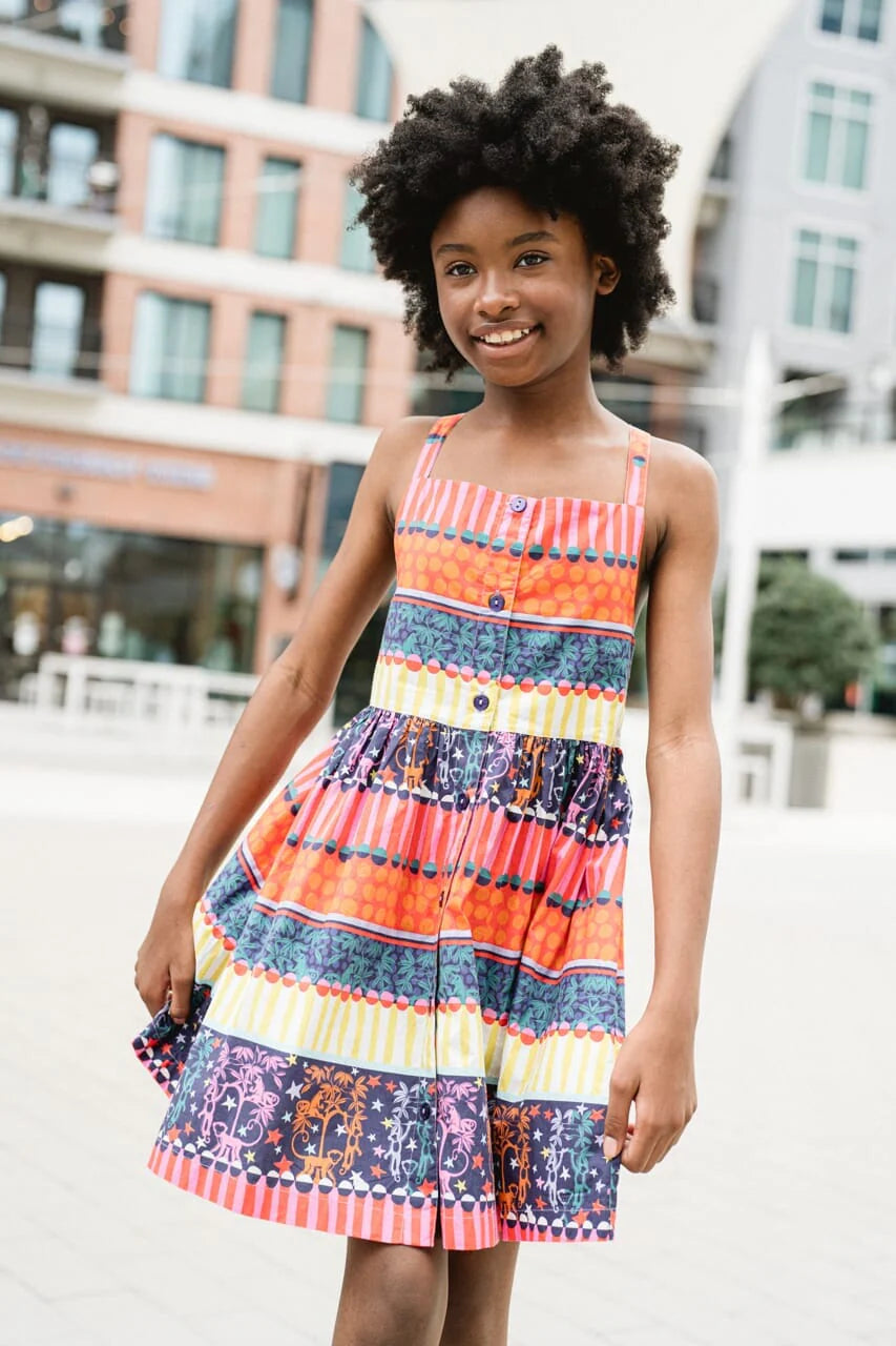 Grace Dress-Navy