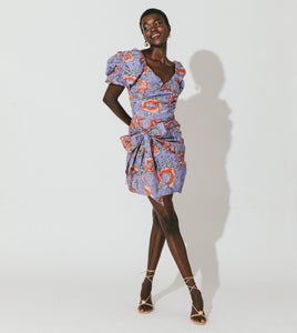 Edwina Mini Dress- Manika Print