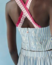Julieta Top Floral Stripes