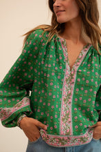 Elodie Top- Jellybean Pink & Green