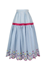 Rambai Skirt Floral Stripes