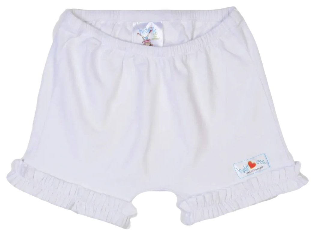 True White w/ Ruffle Hide-ees
