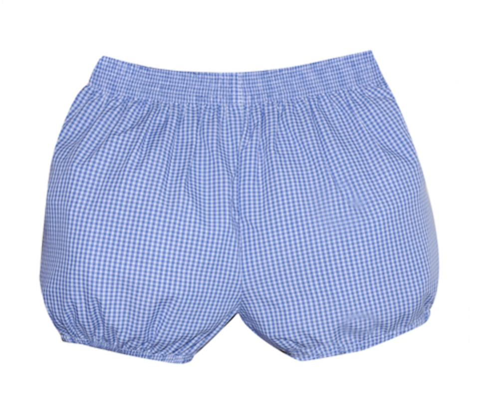 Royal Blue Gingham Bloomer Short