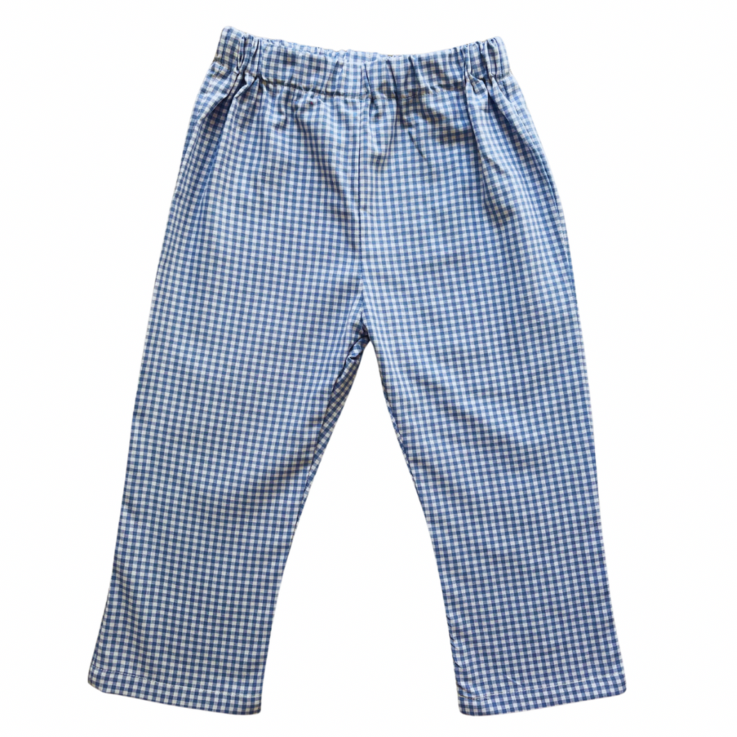 Light Blue Check Pants
