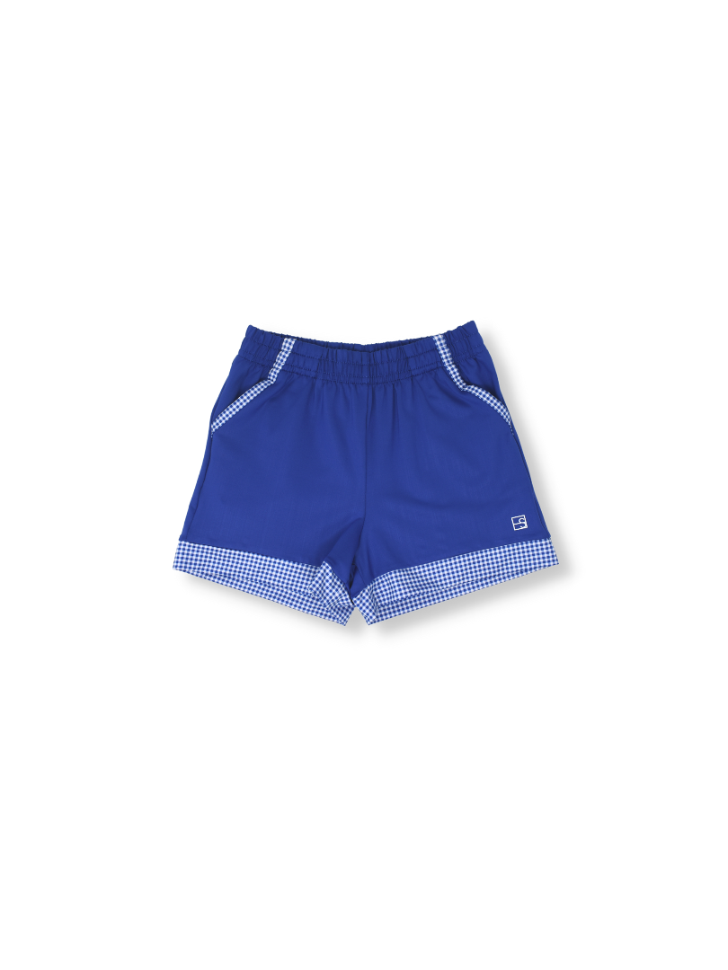 Graham Short- Royal & Royal Mini Gingham