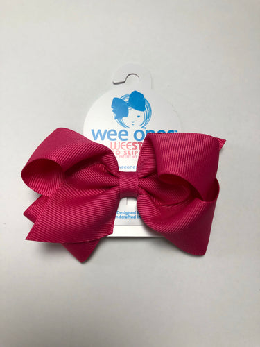 Small Basic Bow Shocking Pink